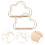 4Pcs Modern Floating Shelf Wall Holder Storage Display Shelf for Home 11