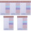 5Pcs Multi Color Tear-Off Memo Notepad Daily Planner Paper Pads 4