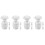 12St Waterdispenser Plastic Push Button Wit Vervangingsset 6