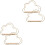 4Pcs Modern Floating Shelf Wall Holder Storage Display Shelf for Home 5