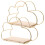 4Pcs Modern Floating Shelf Wall Holder Storage Display Shelf for Home 3