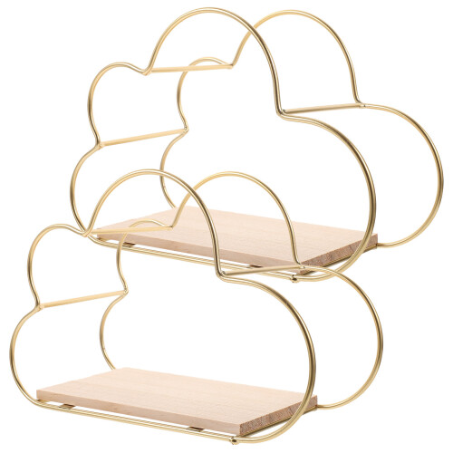 4Pcs Modern Floating Shelf Wall Holder Storage Display Shelf for Home 2
