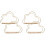 4Pcs Modern Floating Shelf Wall Holder Storage Display Shelf for Home 4