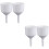 4Pcs Removable Plastic Buchner Filter Funnel for Lab and Kitchen Use 6