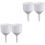 4Pcs Removable Plastic Buchner Filter Funnel for Lab and Kitchen Use 3