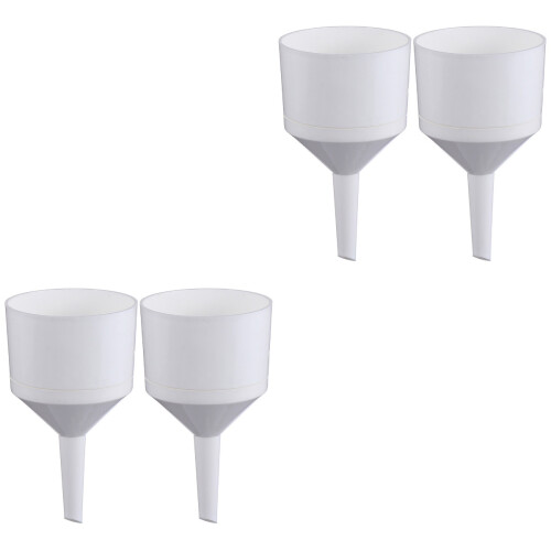 4Pcs Removable Plastic Buchner Filter Funnel for Lab and Kitchen Use 2