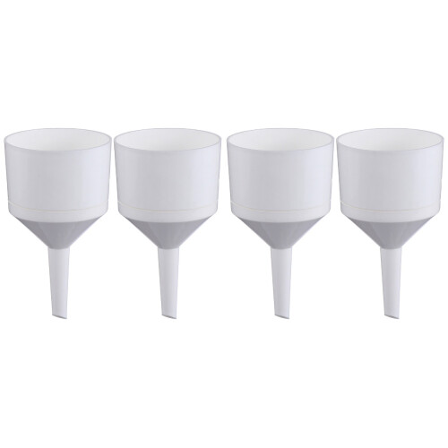 4Pcs Removable Plastic Buchner Filter Funnel for Lab and Kitchen Use 1