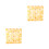 2Pcs Soft Yellow Plush Biscuit Hugging Pillows Cozy Decorative Dolls 4