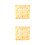 2Pcs Soft Yellow Plush Biscuit Hugging Pillows Cozy Decorative Dolls 9