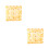 2Pcs Soft Yellow Plush Biscuit Hugging Pillows Cozy Decorative Dolls 8