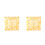 2Pcs Soft Yellow Plush Biscuit Hugging Pillows Cozy Decorative Dolls 5