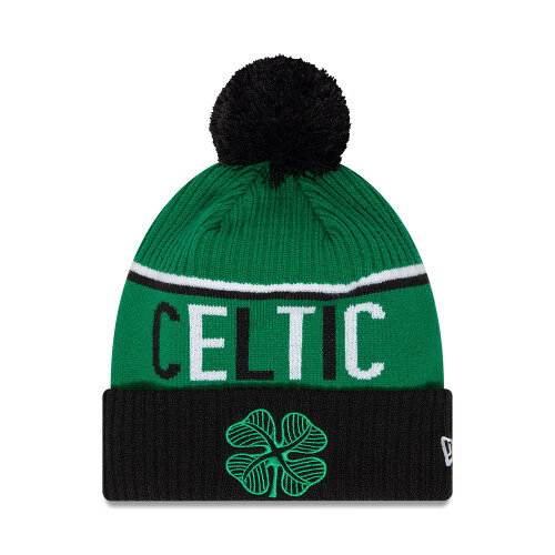 New Era Bonnet à pompon vert Celtic FC New Era