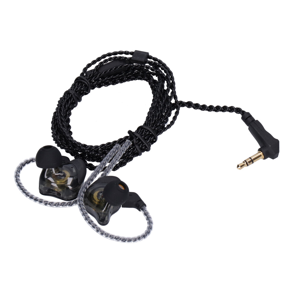 Wired Earphones With Super Bass, Noise Reduction, 3.5Mm Plug, Black 3091377073435