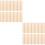 64Pcs Wooden Rhythm Sticks for Beginners Khaki Percussion Instruments 7