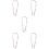 5Pcs Durable Acrylic Handbag Chain Strap Multi Color DIY Bag Accessory 10