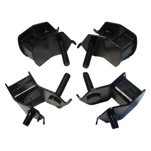 8Pcs Black Rubber Motor Mounts Replacement Generator Anti Vibration 2