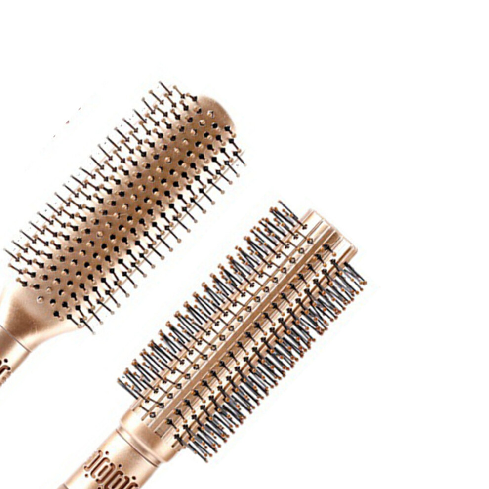 Gasbag Massage Oval Comb for Curly Hair Men Women Coffee Finish Easy Use
