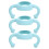 9Pcs Universal Silicone Baby Bottle Handles Sky-Blue Comfortable Grip 1