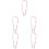5Pcs Durable Acrylic Handbag Chain Strap Multi Color DIY Bag Accessory 8