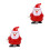 2Pièces Jouets À Remonter ABS Rouges Décor De Bureau Noël 8