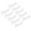 100Pcs Clear Reusable Valance Clips Plastic Blind Clamps for Home Use 1