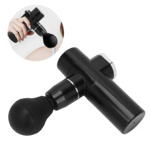 Portable Electric Deep Tissue Massage Gun, 1200mAh, Black