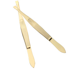 4Pcs Ergonomic Stainless Steel Eyebrow Tweezers Multi