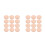 24Pcs Soft Light Yellow Powder Sponge Puff for Women's Makeup Use 3