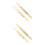 4Pcs Ergonomic Stainless Steel Eyebrow Tweezers Multi 5