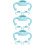 9Pcs Universal Silicone Baby Bottle Handles Sky-Blue Comfortable Grip 10
