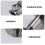 8Pcs Rustproof Stainless Steel Pipe Clamp Bracket Silver for Beer 3