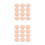 24Pcs Soft Light Yellow Powder Sponge Puff for Women's Makeup Use 6