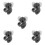 5Pcs Grey Koala Plush Snap Bracelets Cute Car Interior Hanging Decor 9