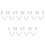 10Pcs White Retractable Remote Control Security Cable Leash 5