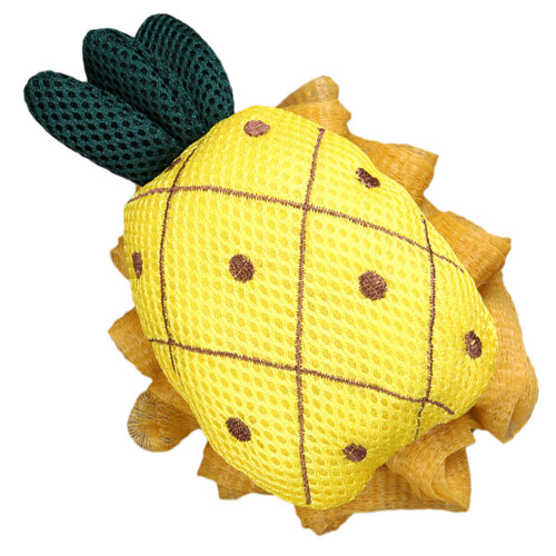 2Pcs Small Yellow Bath Ball Body Exfoliating Shower Scrubber 2