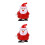 2Pièces Jouets À Remonter ABS Rouges Décor De Bureau Noël 10