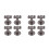 8Pcs Rustproof Stainless Steel Pipe Clamp Bracket Silver for Beer 5