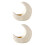 2Pcs White Ceramic Incense Burner with Artistic Desktop Design 7