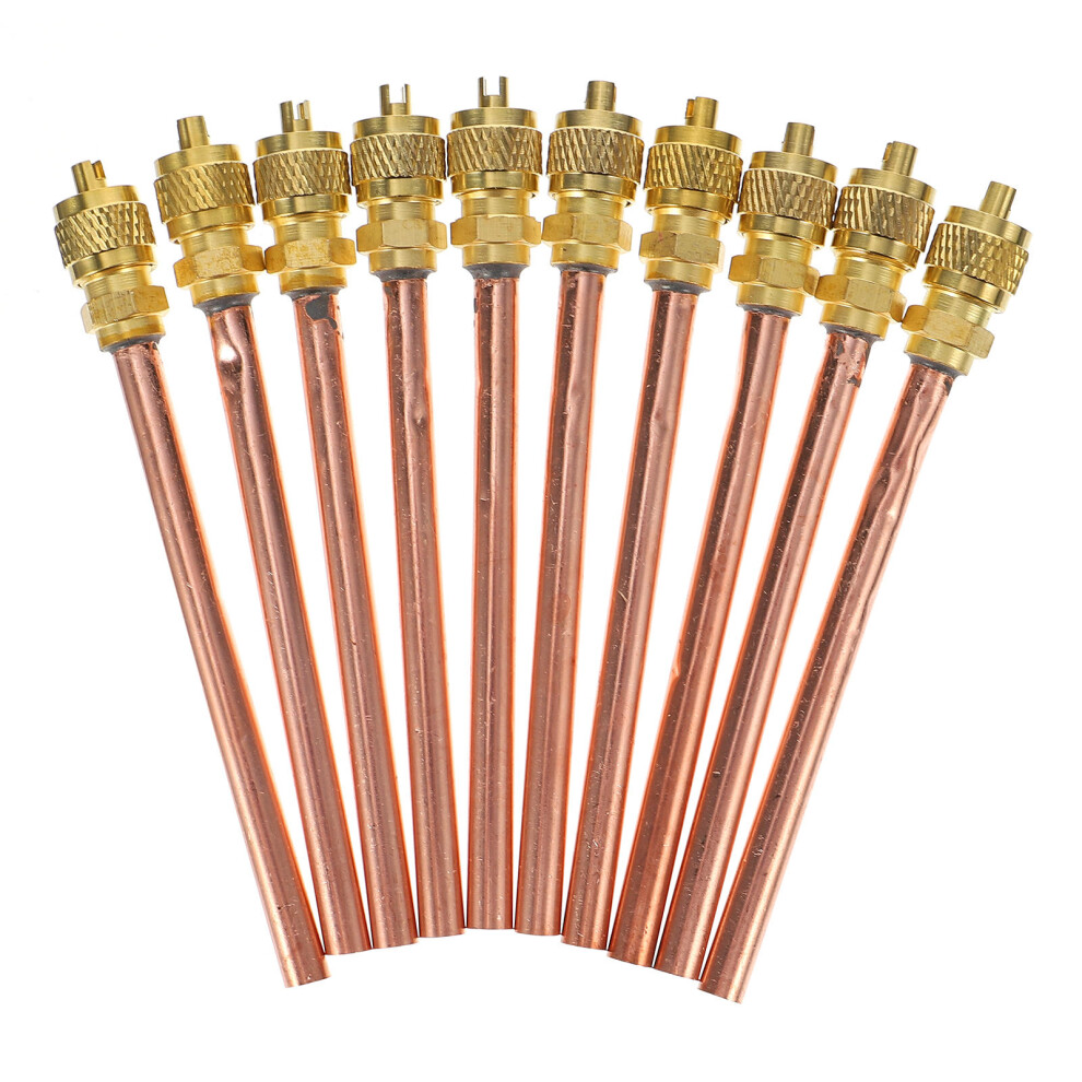 20Pcs Air Conditioning Brass Monodirectional Valve With Core Remover 3011102274364