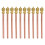 20Pcs Air Conditioning Brass Monodirectional Valve with Core Remover 2