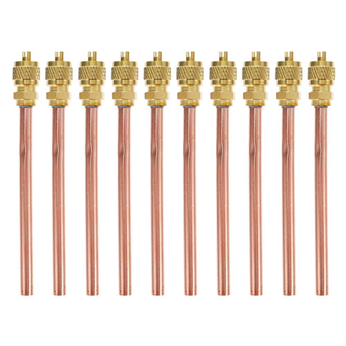 20Pcs Air Conditioning Brass Monodirectional Valve with Core Remover 1