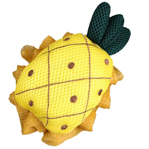 2Pcs Small Yellow Bath Ball Body Exfoliating Shower Scrubber 1
