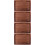 4Pcs Walnut Bathroom Counter Tray Rectangular Vanity Storage Organizer 10