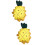 2Pcs Small Yellow Bath Ball Body Exfoliating Shower Scrubber 9