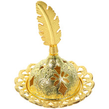 3Pcs Alloy Incense Burner with Arabian Design Desktop Aroma Burner