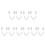 10Pcs White Retractable Remote Control Security Cable Leash 7