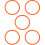 5Pcs Portable Weighted Arm Hoops Durable Pe Arm Workout Accessories 9