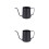 2Pcs Lightweight Stainless Coffee Kettle Black Handheld Narrow Spout 4