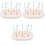 3Pcs Portable Baby Bottle Drying Rack Assorted Color Plastic Organizer 5