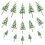 60Pcs Small Plastic Fake Trees Assorted Color for DIY Model Scenery 3